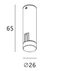 Потолочный крепеж ITALLINE IT010-4015 black