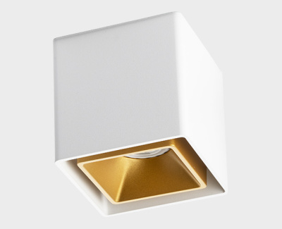 Светильник накладной Italline FASHION FX1 white + FASHION FXR gold