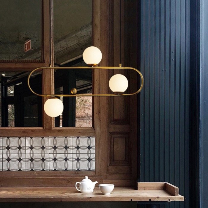 Подвесной реечный светильник HOOP L90 Черный ImperiumLoft