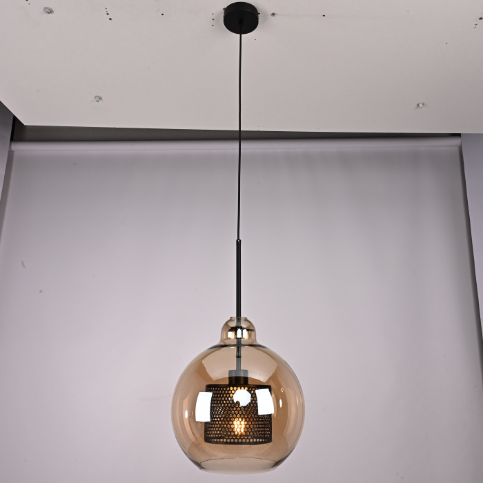 Подвесной светильник CATCH AMBER Pear L D30 ImperiumLoft