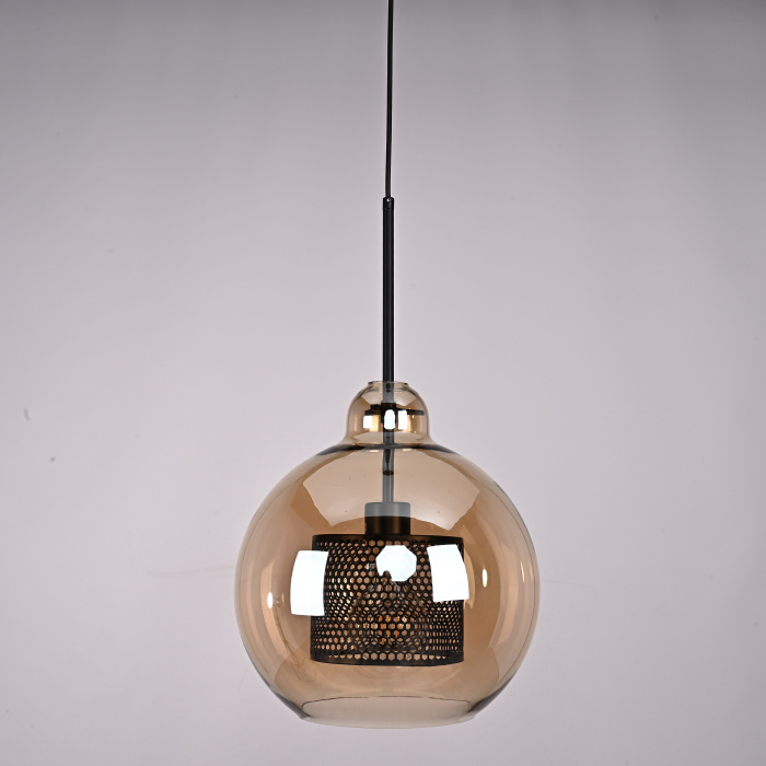 Подвесной светильник CATCH AMBER Pear L D30 ImperiumLoft