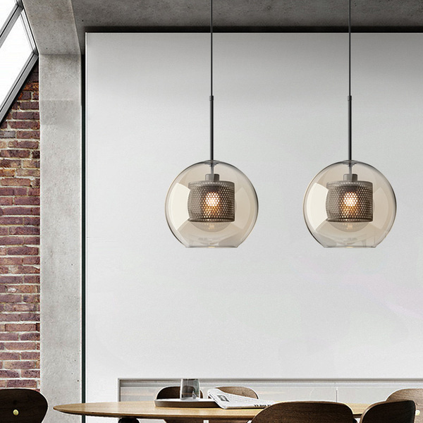 Подвесной светильник CATCH AMBER Pear L D30 ImperiumLoft