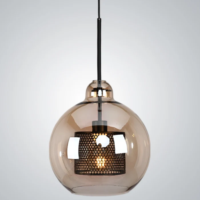 Подвесной светильник CATCH AMBER Pear L D30 ImperiumLoft