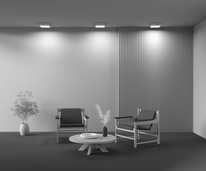 Потолочный светильник Maytoni Zon C032CL-24W4K-SQ-W