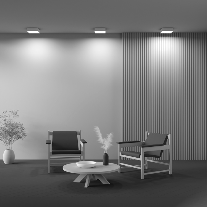 Потолочный светильник Maytoni Zon C032CL-24W4K-SQ-W