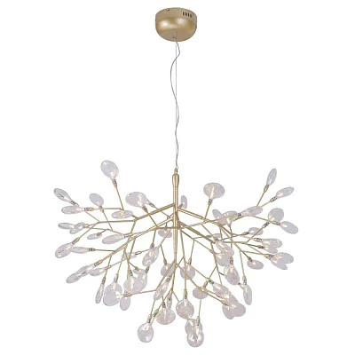 Светильник подвесной Crystal Lux EVITA SP63 GOLD/TRANSPARENT