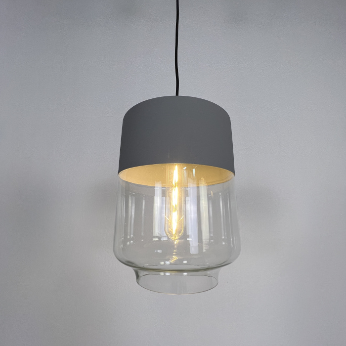 Подвесной светильник NORD A D18 Gray/Transparent ImperiumLoft