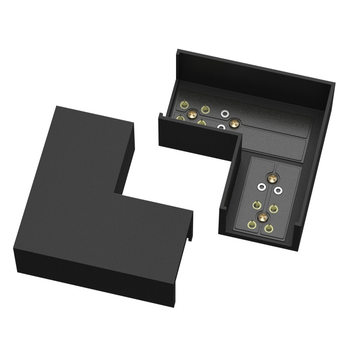 Коннектор питания угловой Elasity Maytoni TRA160CL-11B