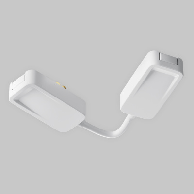 Коннектор питания угловой встраиваемый 6см Radity белый Maytoni TRA084CPC-W-12