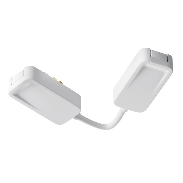 Коннектор питания угловой встраиваемый 6см Radity белый Maytoni TRA084CPC-W-12