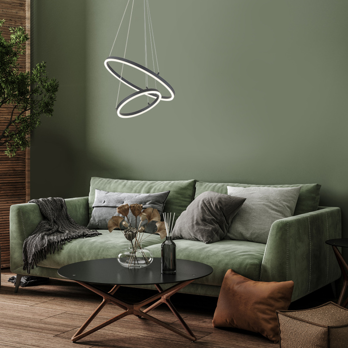 Подвесной светильник VOID ESCADA 10254/2LED Black APP