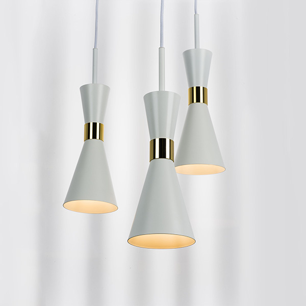 Светильник подвесной DUMO 1х40W E14 БЕЛЫЙ МАТОВЫЙ/ЗОЛОТО (в комплекте) 816016 (MD8506/1A)