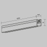 Шинопровод накладной Maytoni Busbar trunkings Levity TRX184-111B-1