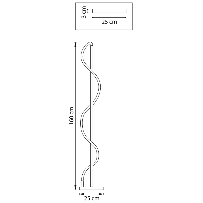 Торшер Corinto Lightstar 737707