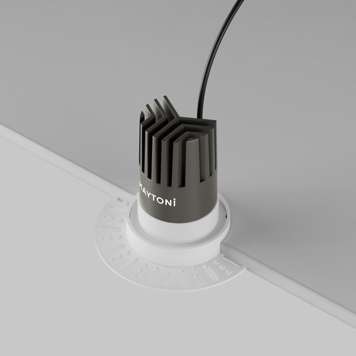 Встраиваемый светильник Maytoni Dip DL124-10W-3K-TRS-W