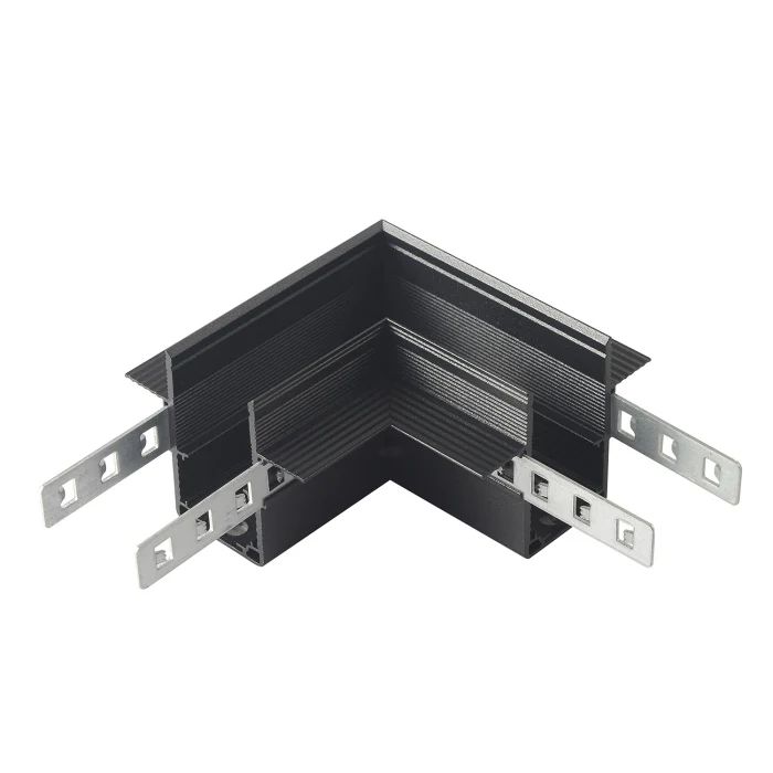 Соединитель для магнитного встраиваемого шинопровода для ГКЛ12,5 мм угловой SPACE Crystal Lux CLT 0.223 11 BL