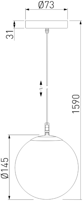 Уличный подвесной светильник Elektrostandard Sfera 4690389187902