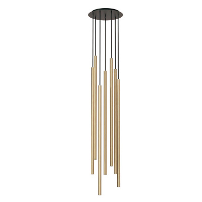 Подвесная люстра Nowodvorski Laser 1000 Brass/Black 7668