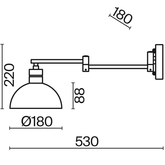 Бра Freya Cover FR5290WL-01B