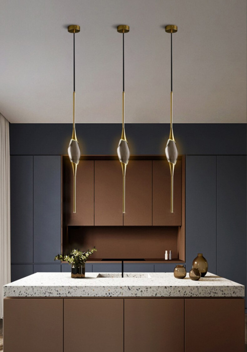 Подвесной светильник Delight Collection Pezzo OM82112-1b gold