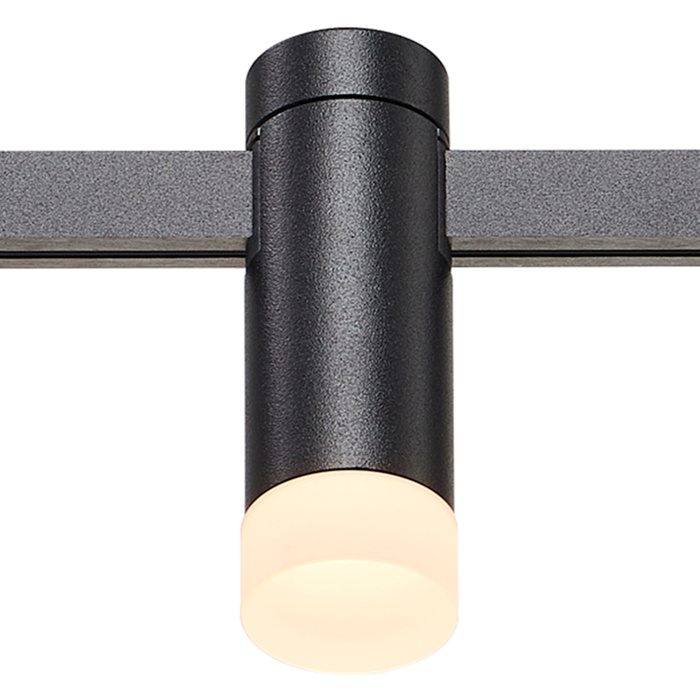 Магнитный трековый светильник FARM Черный LED 1*3W 3000K 91Lm Ra90 120 IP20 D29xH90 24V ST812.406.03