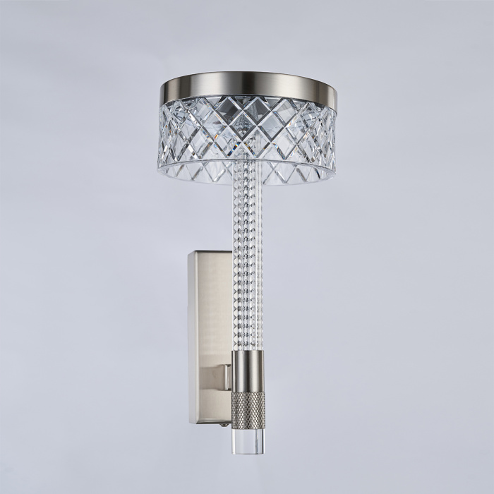 Бра Delight Collection Diamond cut MB21020075-1A satin nickel