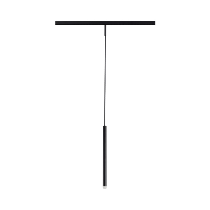 Магнитный трековый светильник Черный LED 1*3W 4000K 100Lm Ra>90 36° IP20 D18xH310 24V ST672.443.03