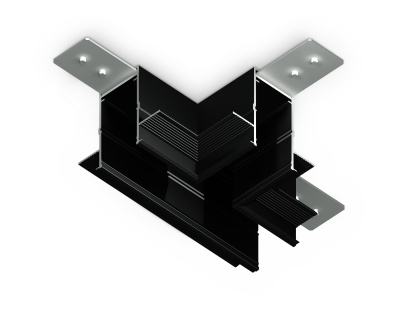 Коннектор T-образный для встраиваемого шинопровода Magnetic 220V Ambrella light GL1042