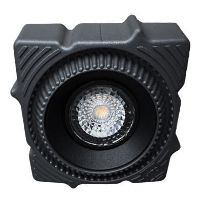 Светильник встраиваемый светодиодный в натяжной ПВХ потолок Черный LED 1*7W 3000K 560Lm Ra80 60° IP2 ST753.438.07