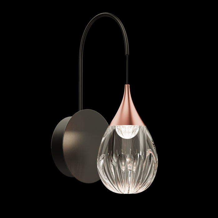 Бра Delight Collection Stilla MB24001004-1A copper/clear