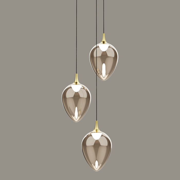 Подвесной светильник Delight Collection MD24001012 MD24001012-3A brass/champagne