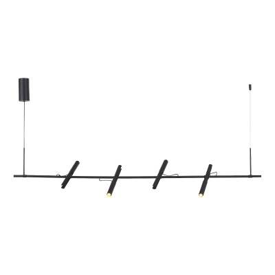 Светильник подвесной ST-Luce Черный/Черный, Золотистый LED 4*3W 3000K SL6210.403.04