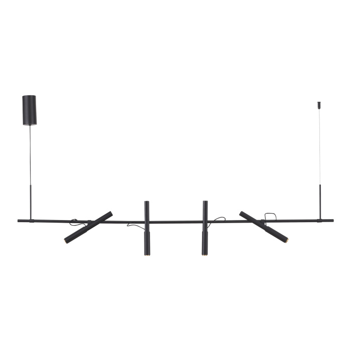 Светильник подвесной ST-Luce Черный/Черный, Золотистый LED 4*3W 3000K SL6210.403.04