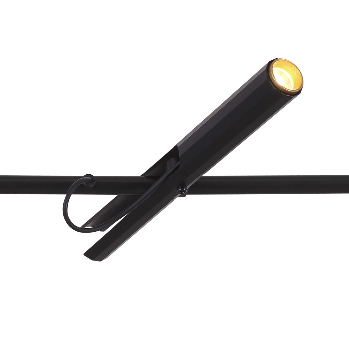 Светильник подвесной ST-Luce Черный/Черный, Золотистый LED 4*3W 3000K SL6210.403.04