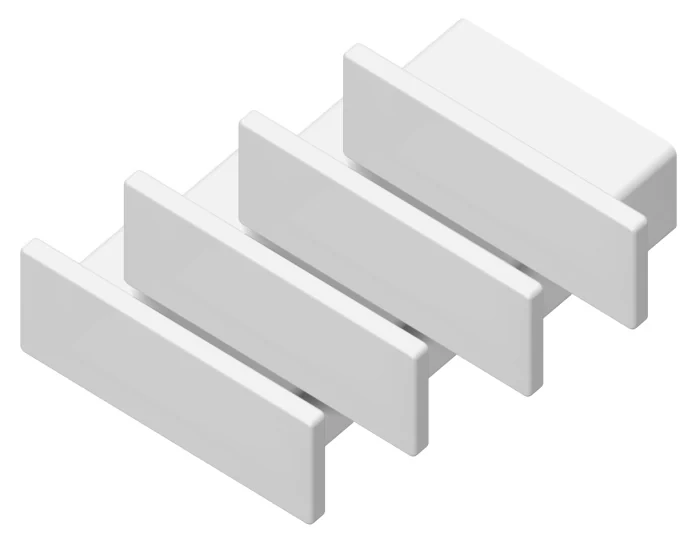 Заглушка для накладного алюминиевого профиля GP1700 (комплект 4шт) Ambrella light GP8300