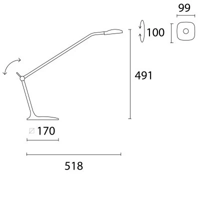 Настольная лампа Leds C4 QUEEN