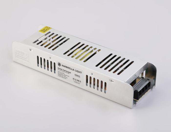 Блок питания с EMC для светодиодной ленты 12V 250W 20,8A IP20 185-260V 223*67*40 GS8655 Ambrella light GS8655