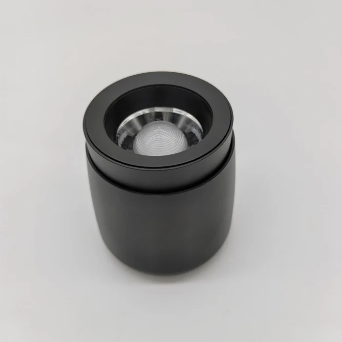 Светильник накладной iLedex Metrica 114-12W-D90-4K-ZOOM-BK
