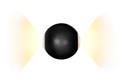 Настенный светильник iLedex Rainbow ZD8168-6W BK