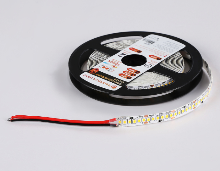 Светодиодная лента Ambrella Light GS3501 2835 240Led /22W m/ 24V IP20 3000K 5m Ambrella light GS3501