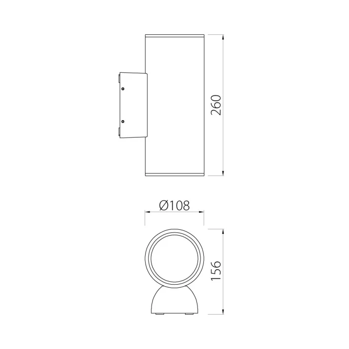 Настенный фонарь Natural Concepts Dwell NC-803093-DG