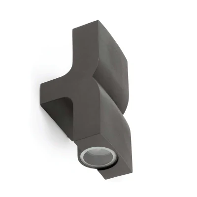 Настенный светильник Klamp Dark grey wall lamp 2L