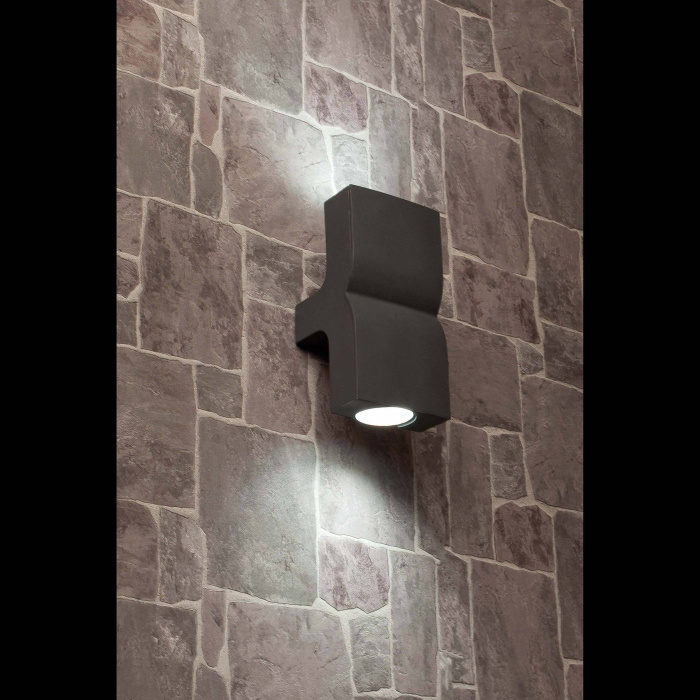 Настенный светильник Klamp Dark grey wall lamp 2L