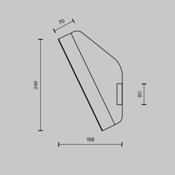Бра Maytoni Notta MOD417WL-01B