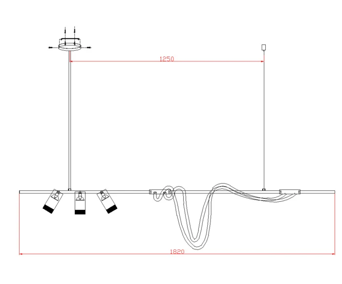 Подвесной светильник Кайли Kink Light 08039-180A,19