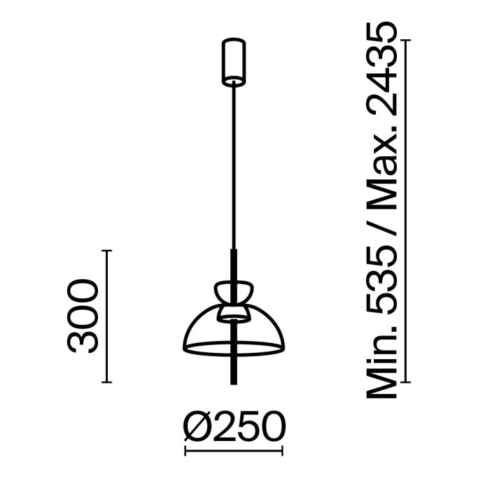 Подвесной светильник Maytoni Bangkok MOD185PL-L6B3K5