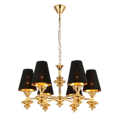 SL1137.203.06 Люстра подвесная Французское золото/Черный E14 6*40W