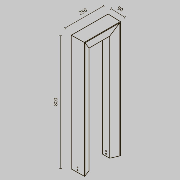 Садово-парковый светильник Maytoni O469FL-L12GF3K