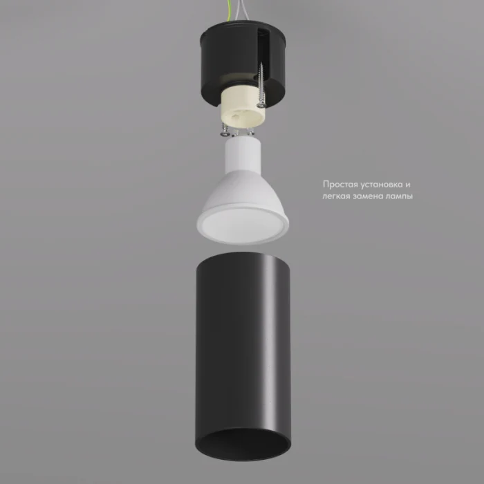 Накладной светильник Denkirs Ikast DK2008-BK