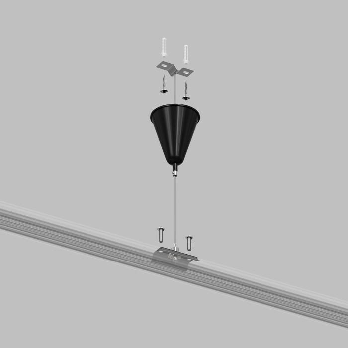 Подвесной комплект Denkirs DK Track Black TR1105-BK